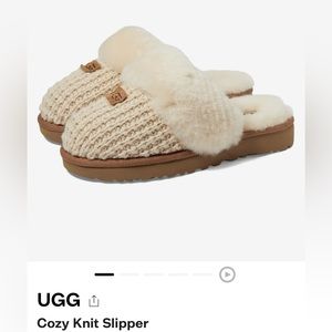 NWT - Size 10 - Ugg Cozy Knit Slipper